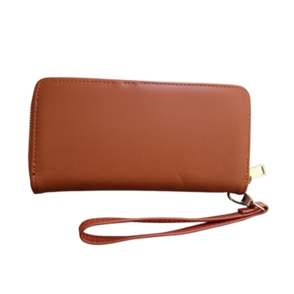 Elegant Orange Women's Wallet. - Picture 2 of 3